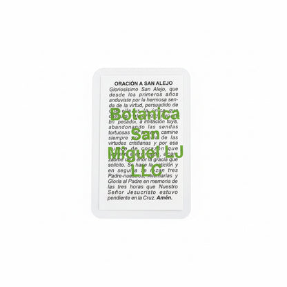 San Alejo Tarjeta de Oración