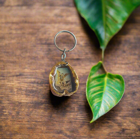 St. Michael Keychain/San Miguel Llavero