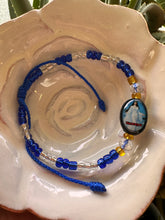 Load image into Gallery viewer, Orisha Yemaya Blue And White Bracelet
