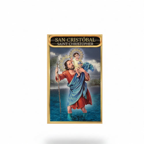 Saint Christopher Prayer Card