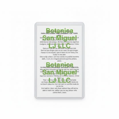 Santa Camisa Prayer Card