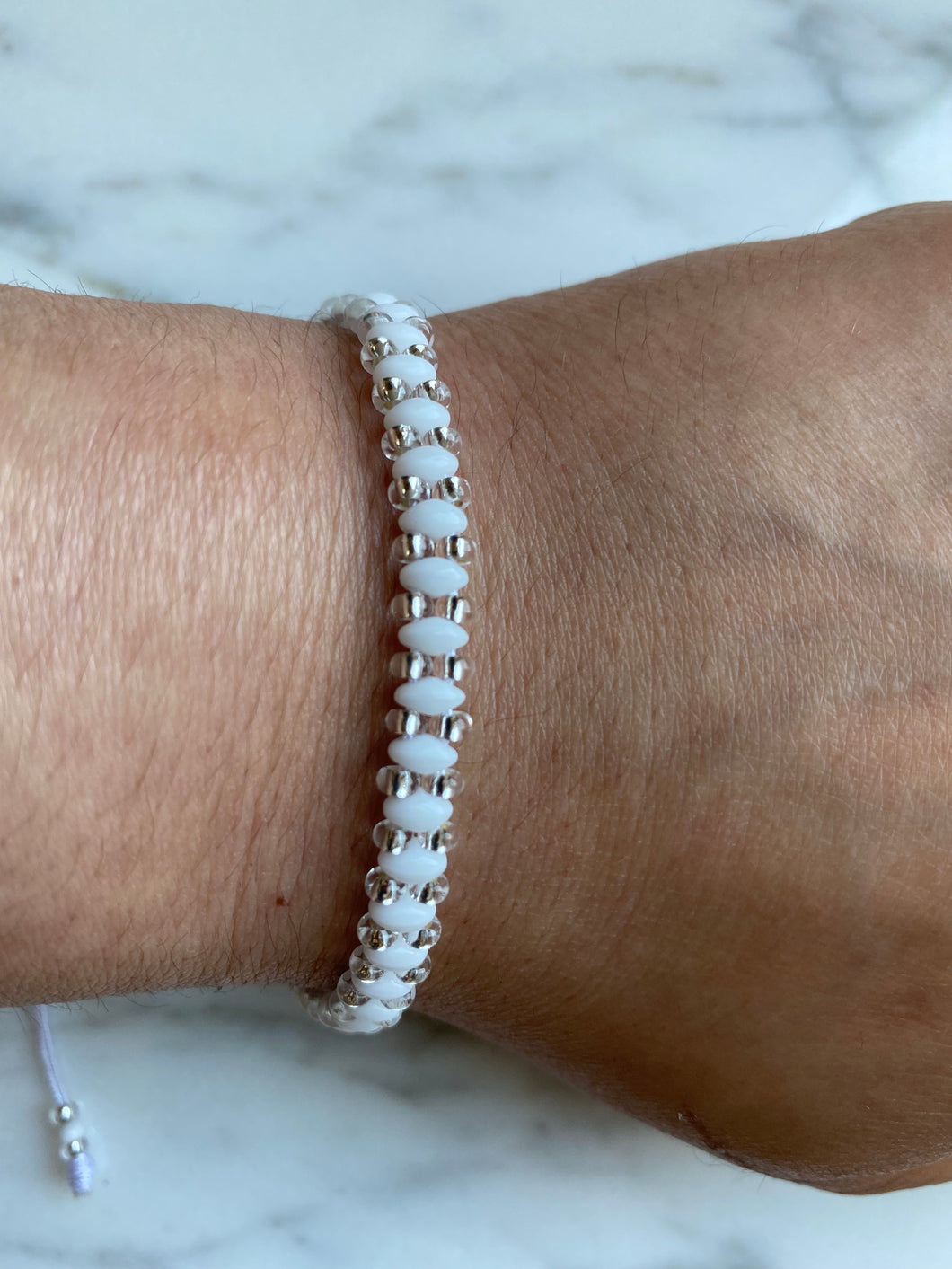 Orisha Obatala White Twin Bracelet