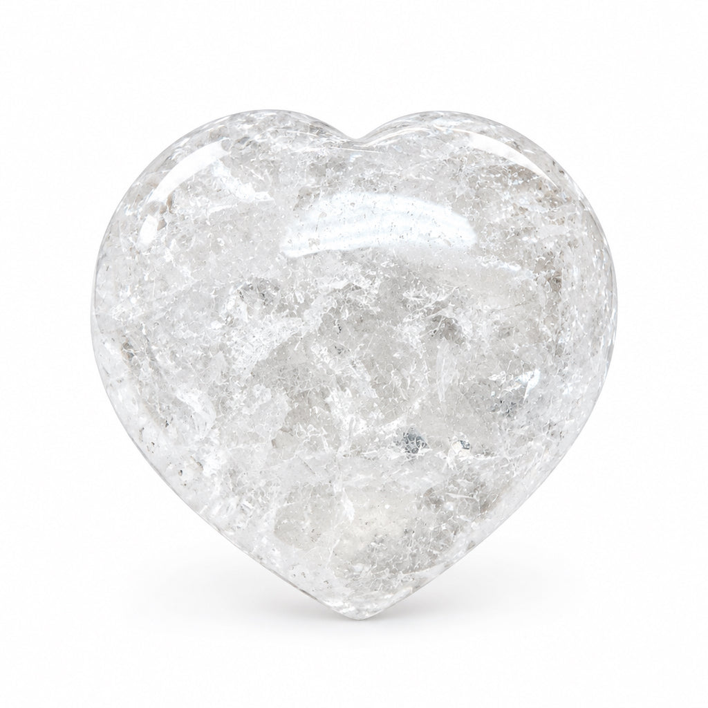 Crystal Quartz Heart Shape