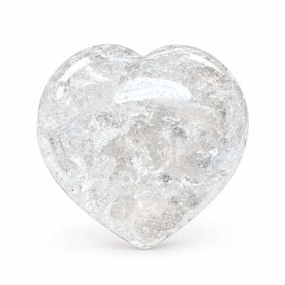 Crystal Quartz Heart Shape