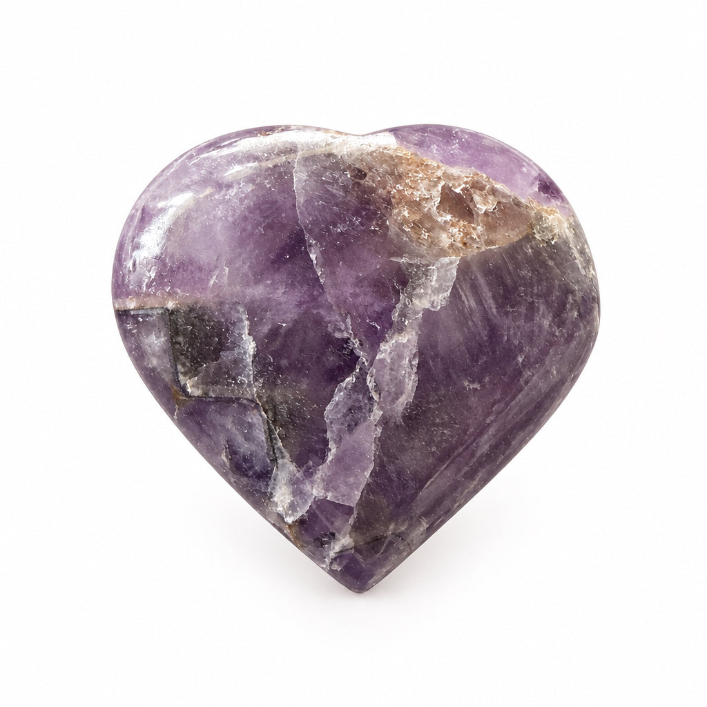 Amethyst Crystal Heart