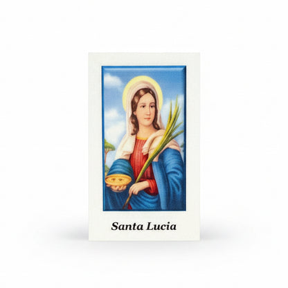 Santa Lucía Tarjeta De Oración