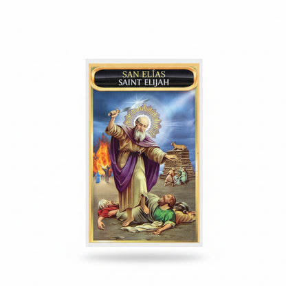 Saint Elijah Prayer Card
