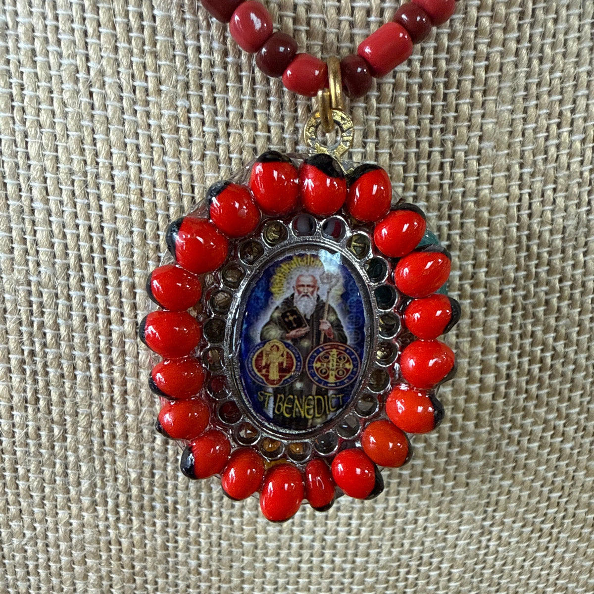 Saint Benedict Amulet Necklace