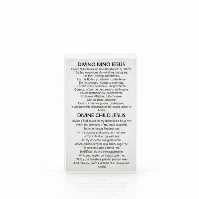 Divine Child Jesus Prayer Card