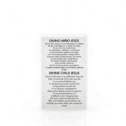Divine Child Jesus Prayer Card