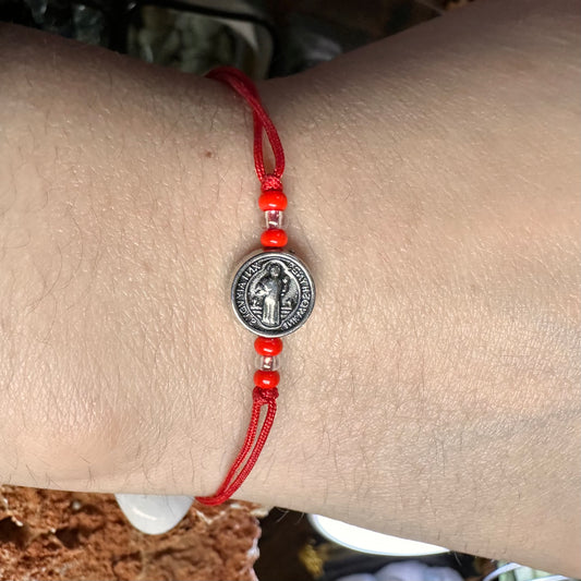 Pulsera de San Benito Roja
