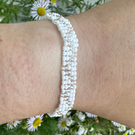 Orisha Obatala Ilde White Stretchable Bracelet
