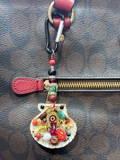 Seashell Amulet Keychain