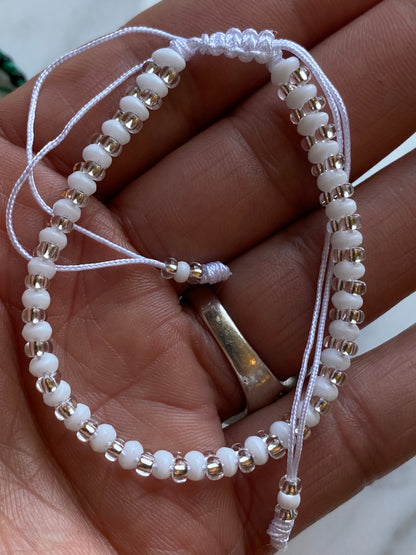 Orisha Obatala White Twin Bracelet