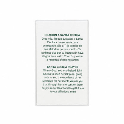 Santa Cecilia Prayer Card