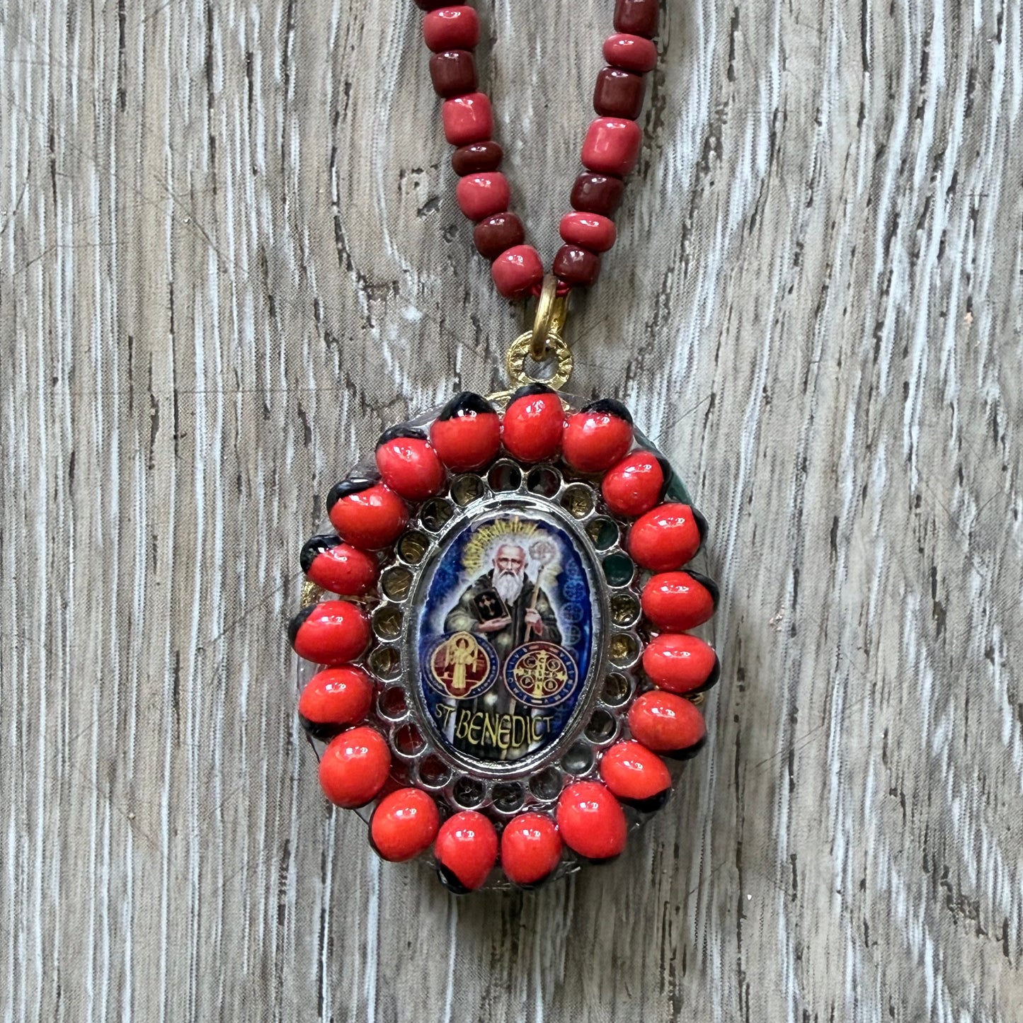 Saint Benedict Necklace Amulet
