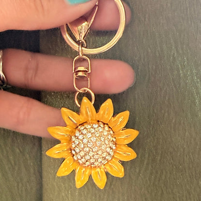 Sunflower Keychain | Symbol of Oshun | Love | Abundance | Happiness