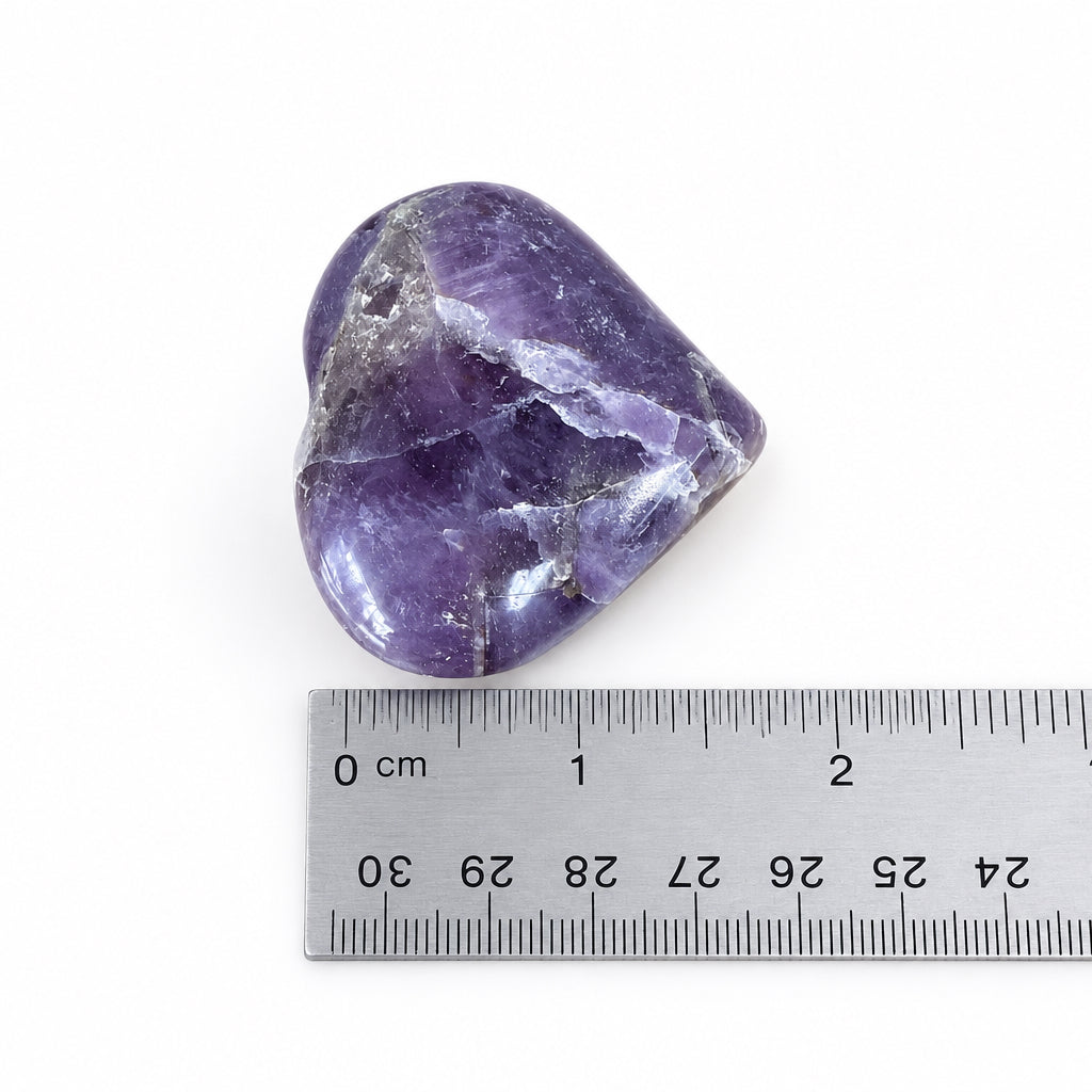 Amethyst Crystal Heart