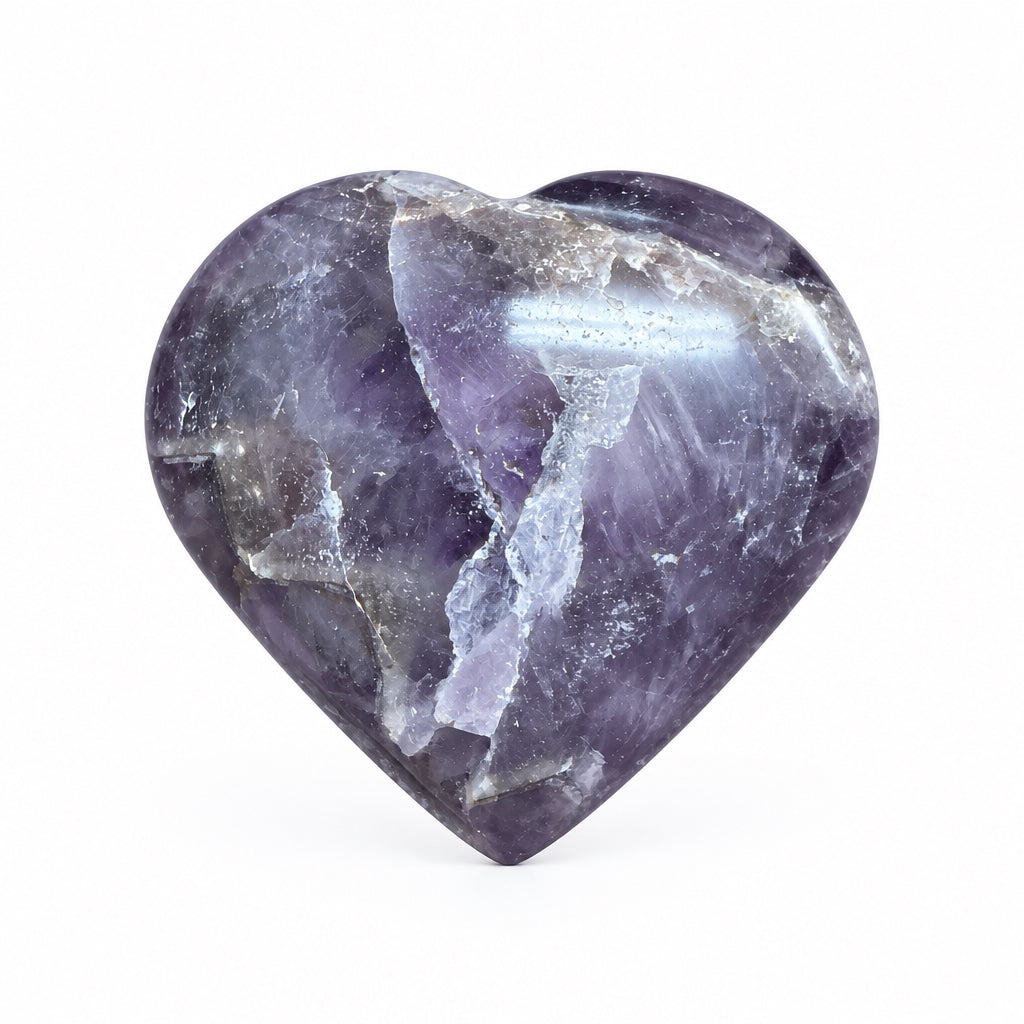 Amethyst Crystal Heart