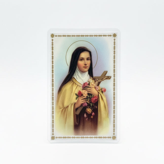 Santa Teresita Tarjeta De Oración