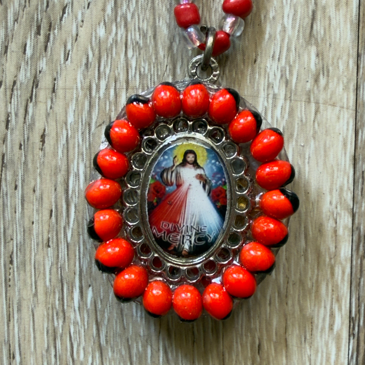 Divine Mercy Amulet Necklace