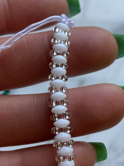 Orisha Obatala White Twin Bracelet