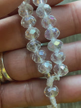 Load and play video in Gallery viewer, Santa Muerte Clear Glass Rosary

