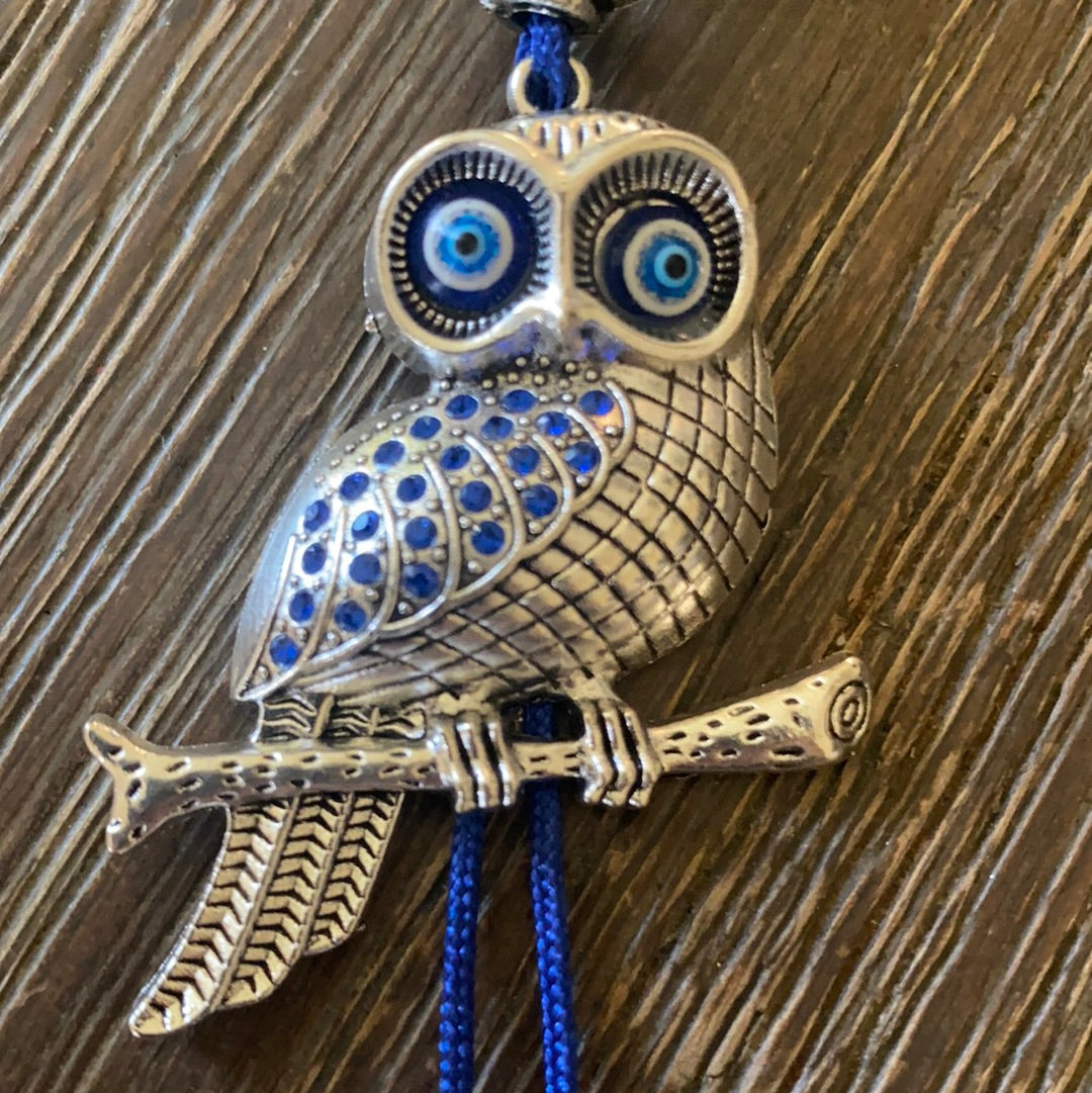 Owl Evil Eye keychain