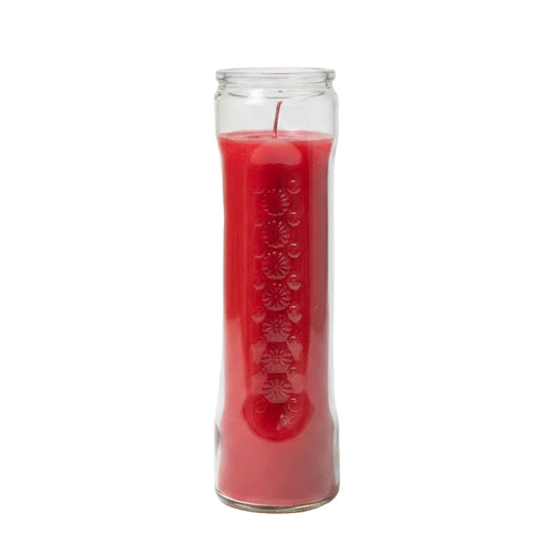 Plain 7 Day Red Candle