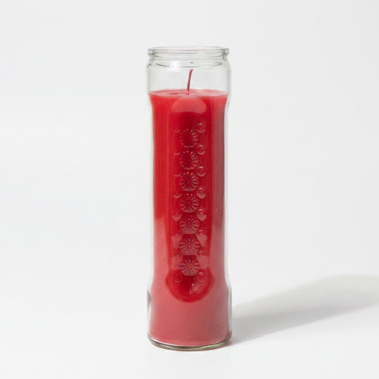 Plain 7 Day Red Candle