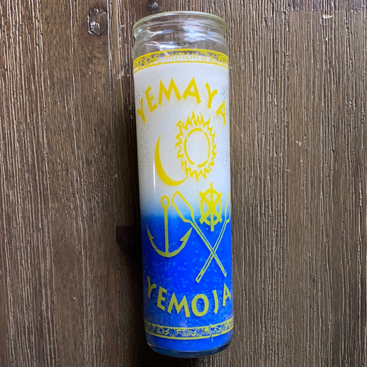 Yemaya Two Color 7 Day Candle