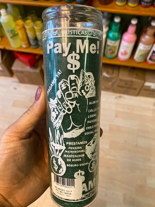 Pay Me! 7 Day Candle