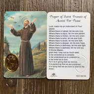 Saint Francis Of Assisi Prayer Card