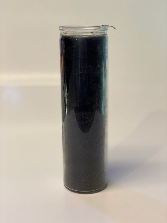 Plain 7 Day Black Candle