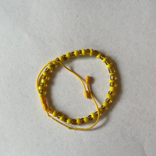 Yellow Beads Bracelet