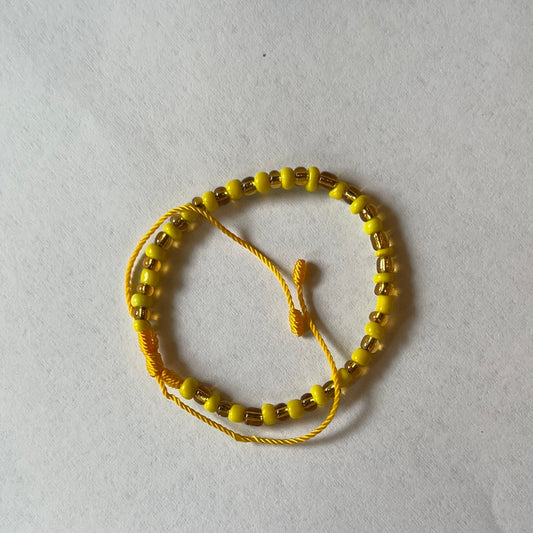Yellow Beads Bracelet