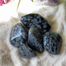 Load image into Gallery viewer, Snowflake Obsidian Tumbled Stone
