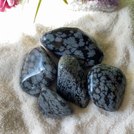 Snowflake Obsidian Tumbled Stone