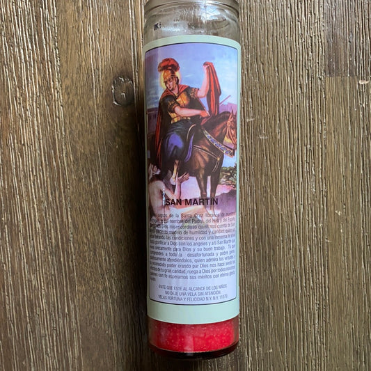 San Martín Caballero 7 Day Candle