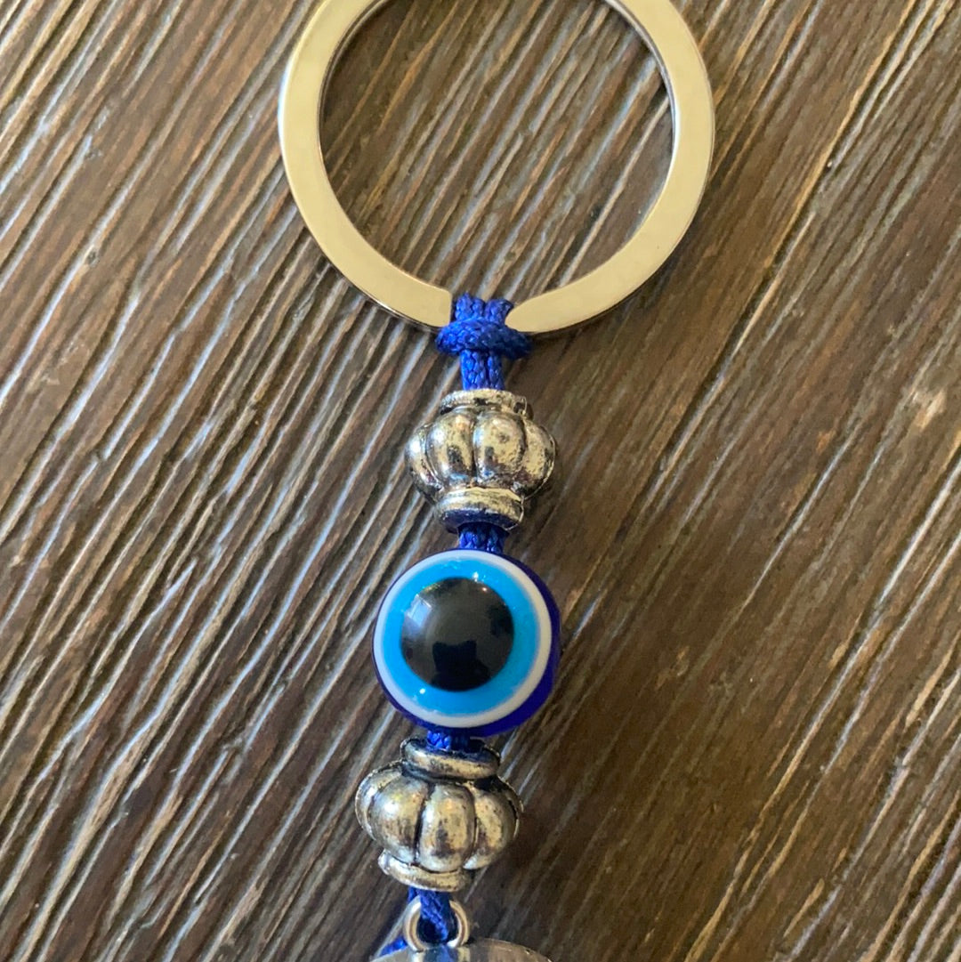 Owl Evil Eye keychain