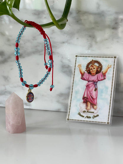 Divino Niño Jesús Blue Bracelet