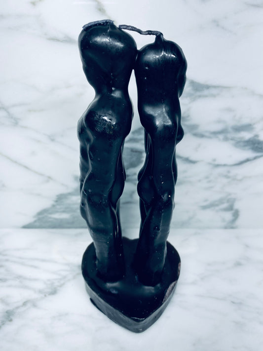 Back to Back Separation Black Candle