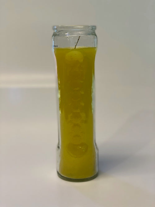 Plain 7 Day Yellow Candle
