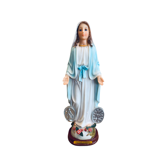 Our Lady of Miracles 12” Statue/ La Milagrosa 12” Statue