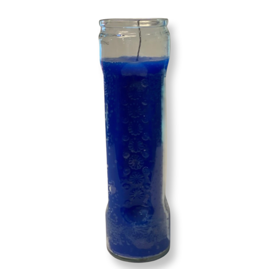 7 Day Plain Blue Candle