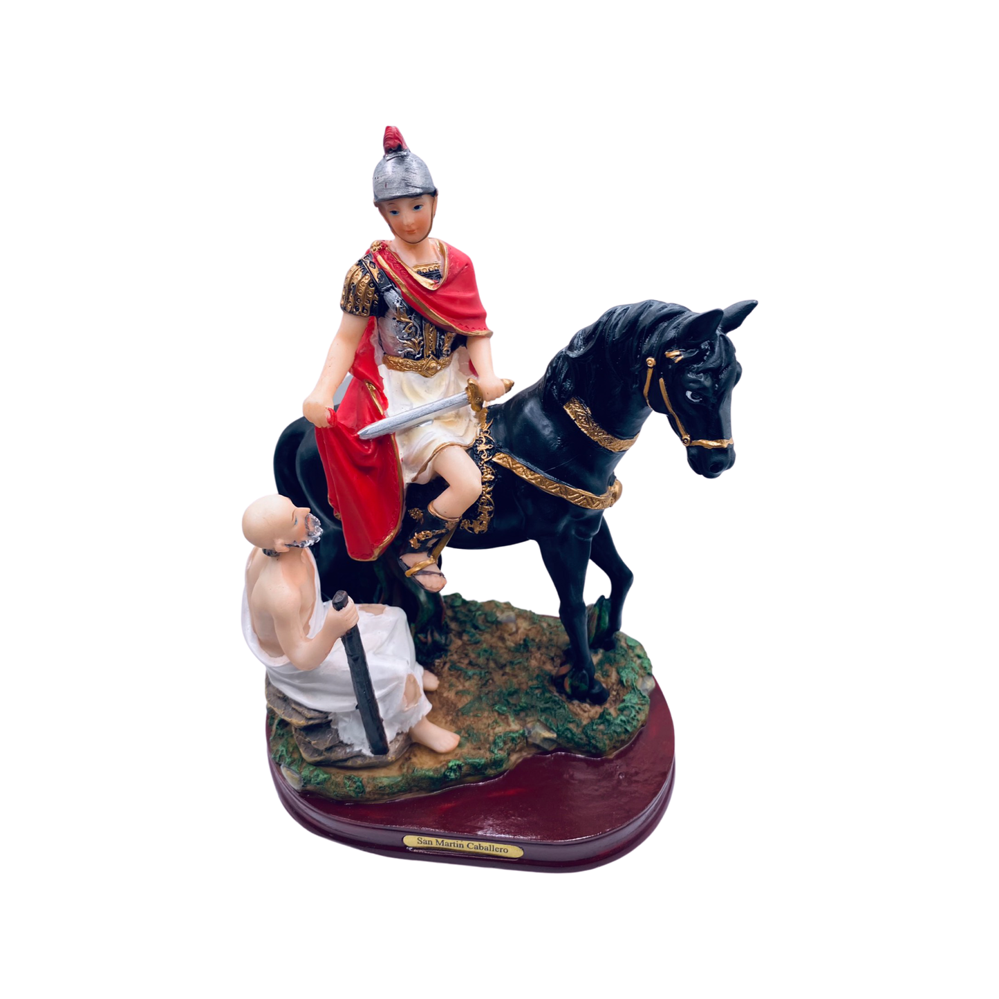 San Martín Caballero 8” Statue