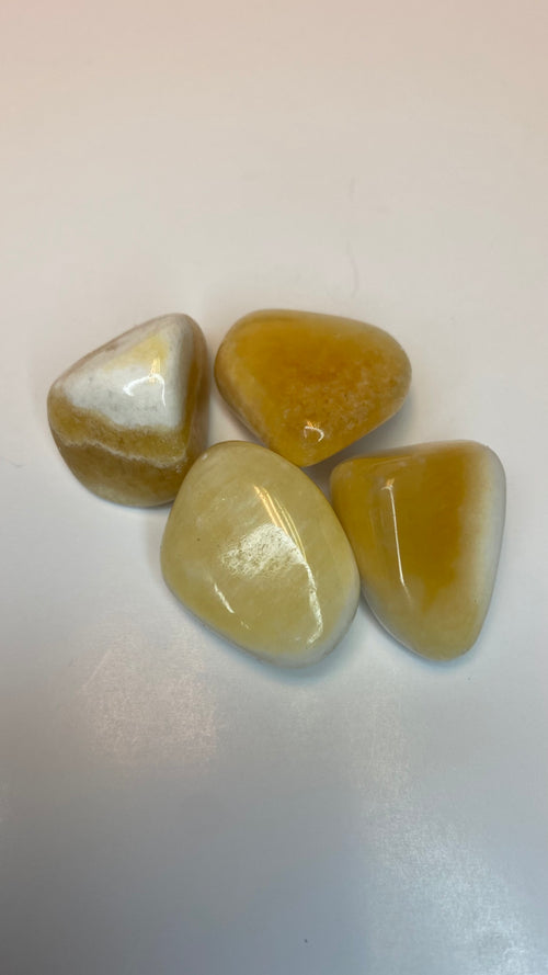 Yellow Calcite Tumbled
