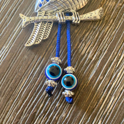 Owl Evil Eye keychain