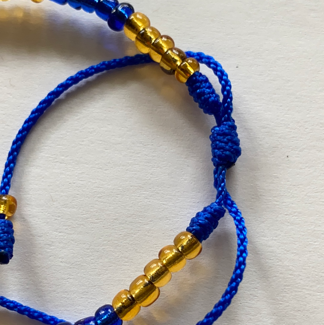 Ochosi Blue And Gold Bracelet
