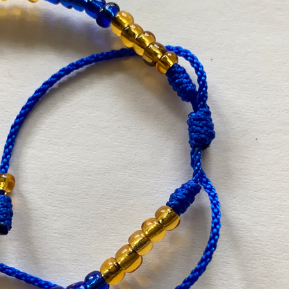 Ochosi Blue And Gold Bracelet
